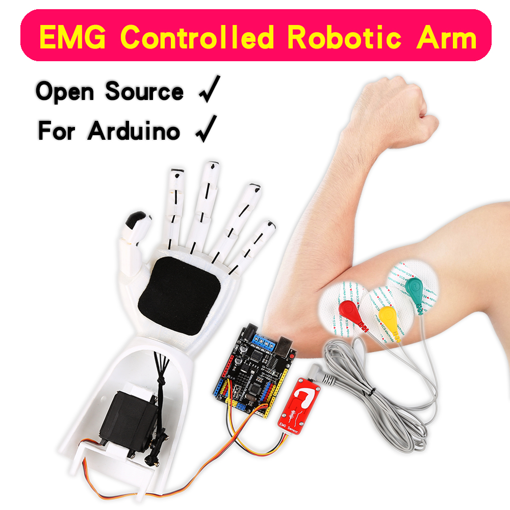 Science Project - Capteur EMG bras robotique capteur de