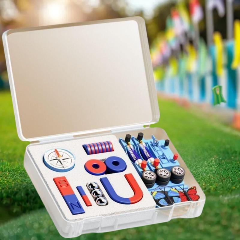 Science Project Kit - Kit d'expériences éducatives avec aimants en