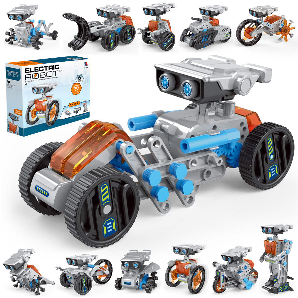 Science Kit - Robot solaire 12 en 1, expérience