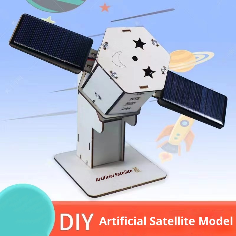 Science Project - Bricolage Satellite solaire assemblage artificiel enfant