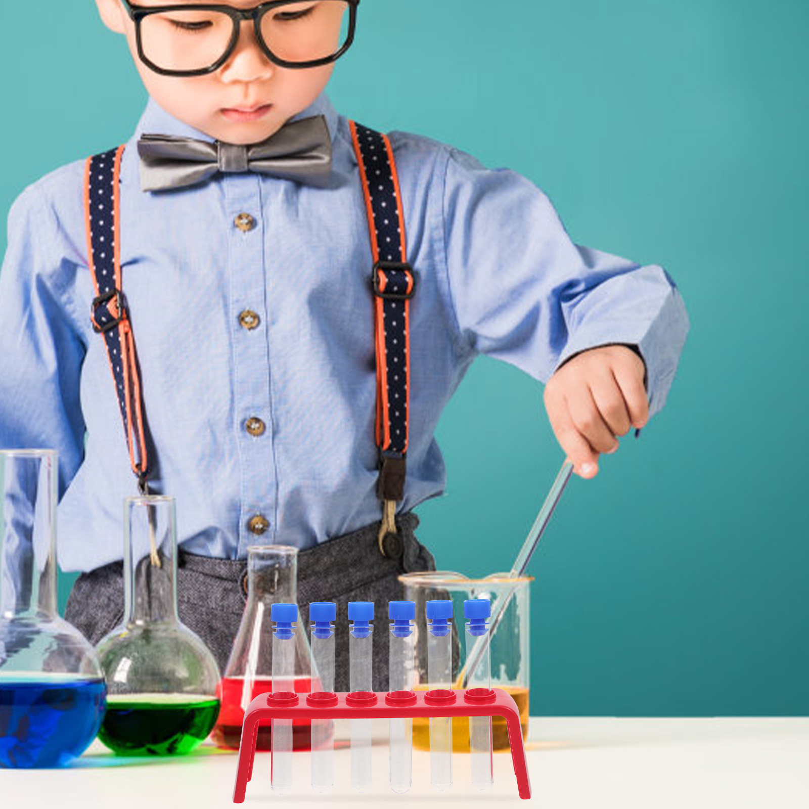 Science Kit - Ensemble d'expériences scientifiques, 6 pièces, tubes