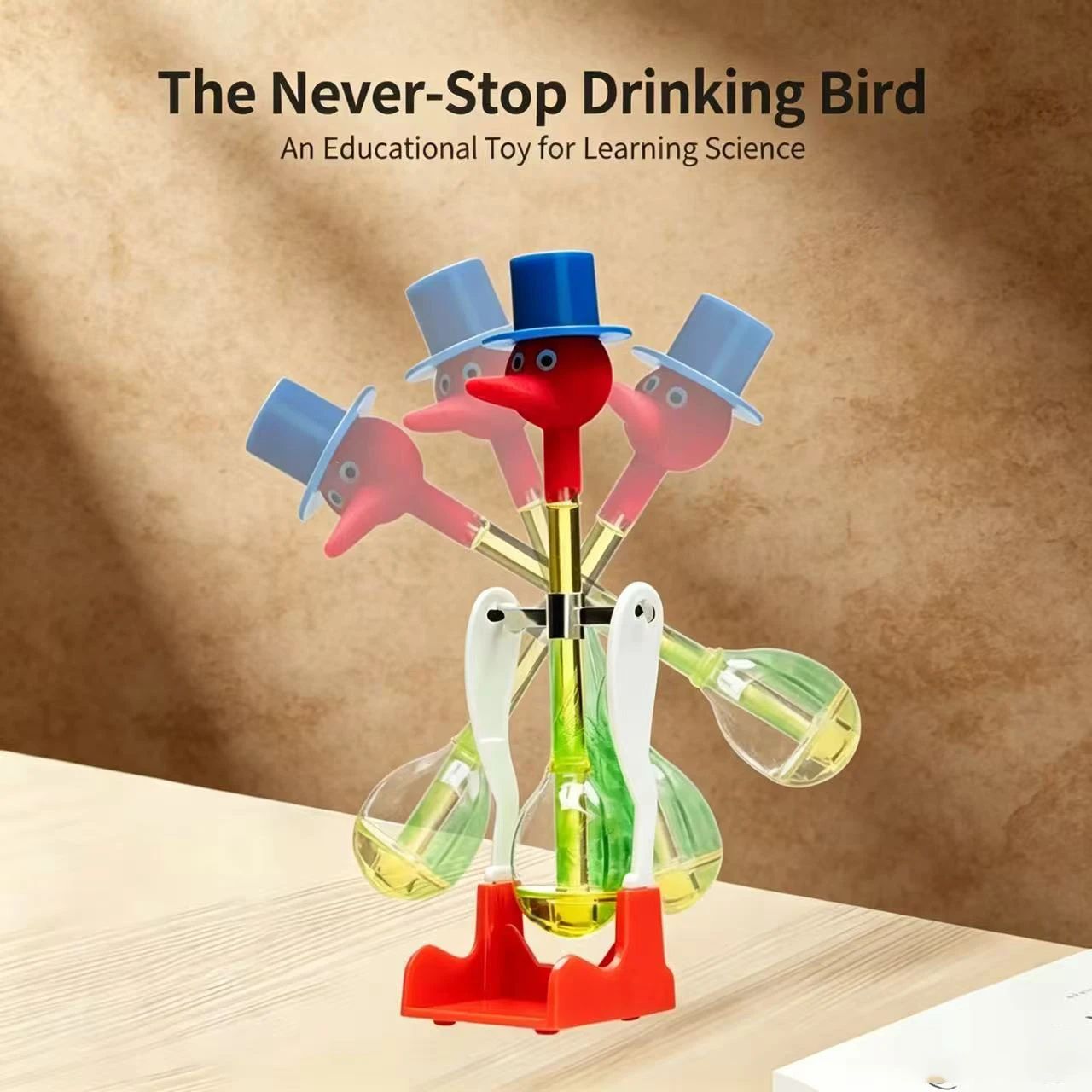 Science Bob - Oiseau buvant à mouvement continu avec