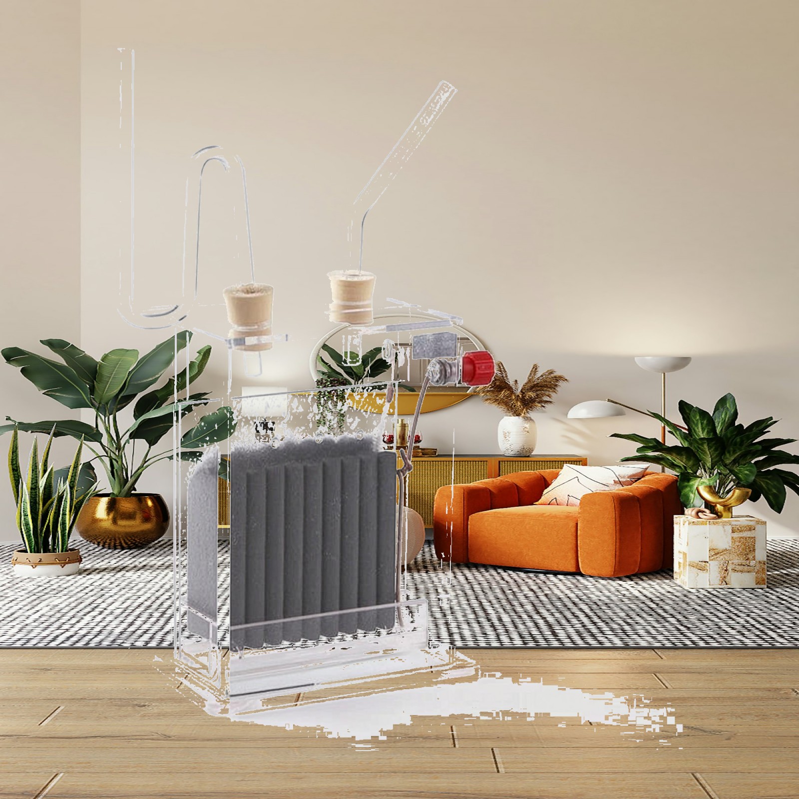 Science Kit - Appareil d'électrolyse avec tubes de collecte