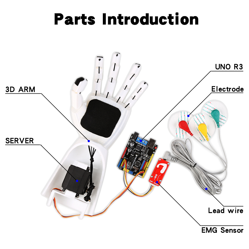 Capteur EMG bras robotique cap - Science Project avis et prix