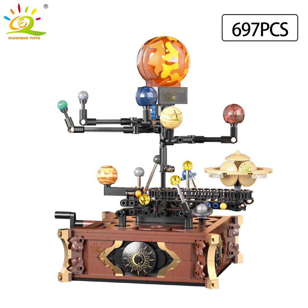 HUIQIBAO MOC système solaire s - Solar System Orrery avis et prix
