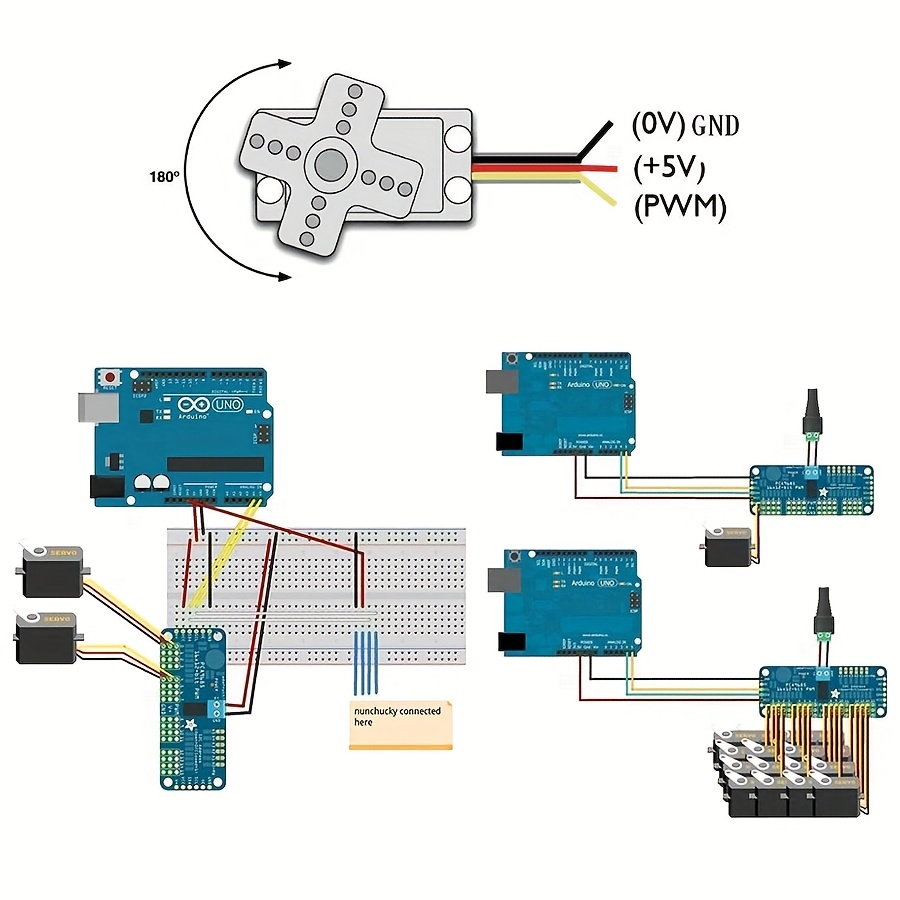 5 servomoteurs SG90 9G + modul - Robot Arm Motor avis et prix