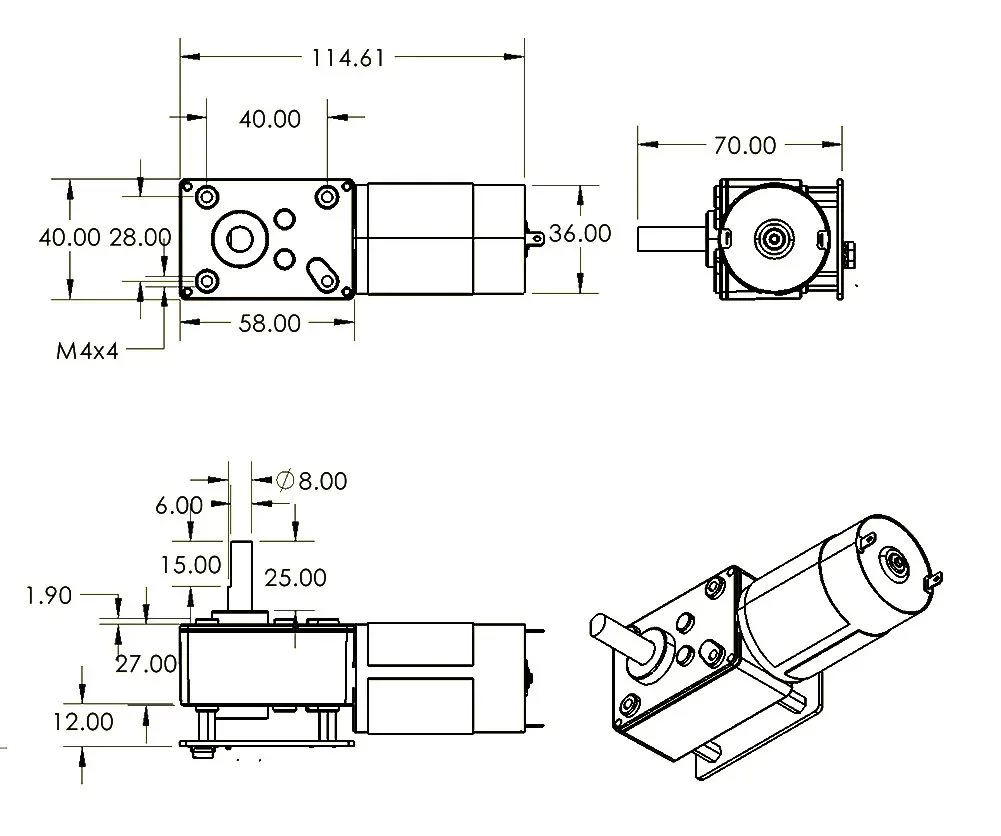 ASMC-LQ ASME-SQ 60/70/120KG se - Robot Arm Motor avis et prix