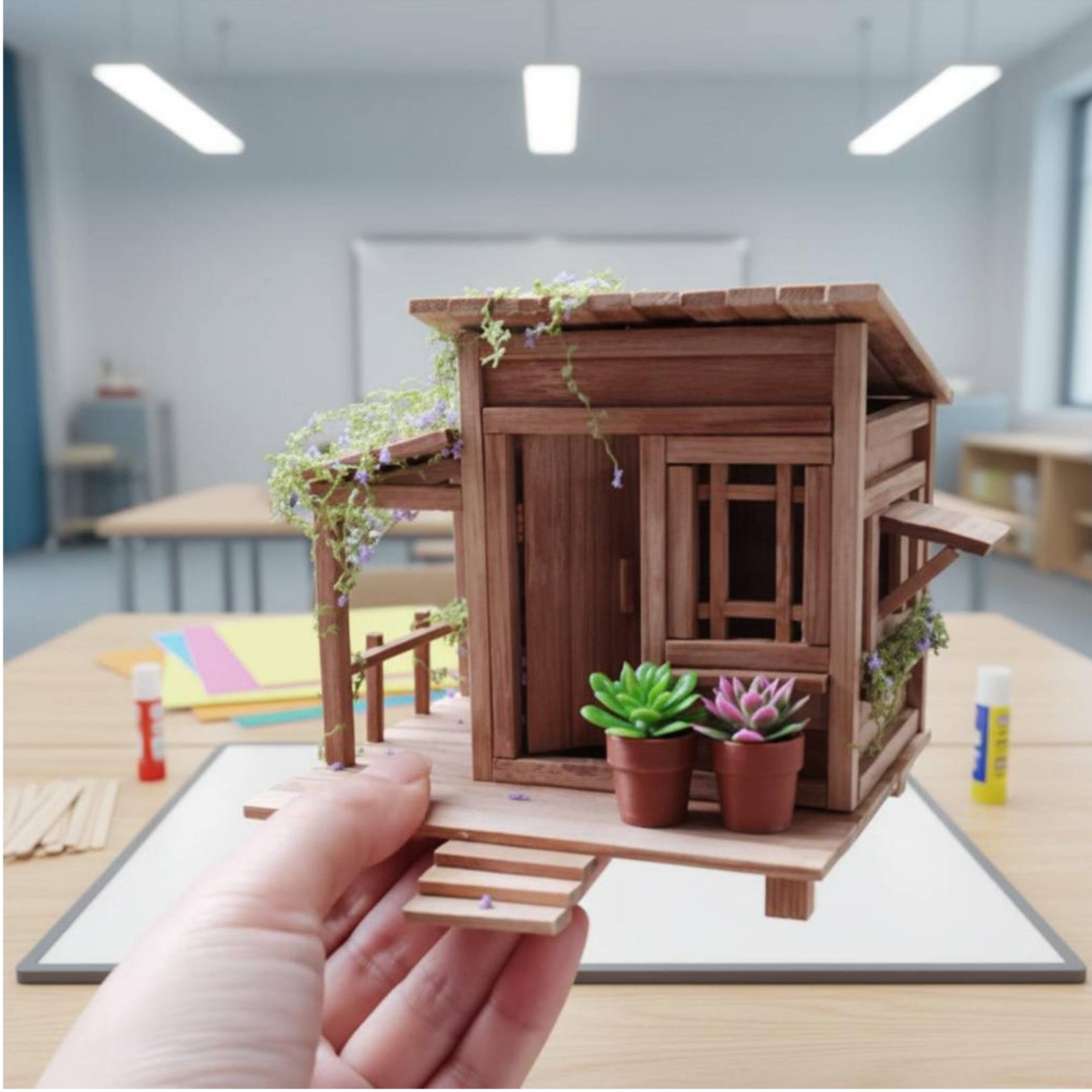 Kit de maison en bambou DIY, l - Science Hobby Kit avis et prix